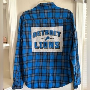 Detroit Lions Flannel Shirt